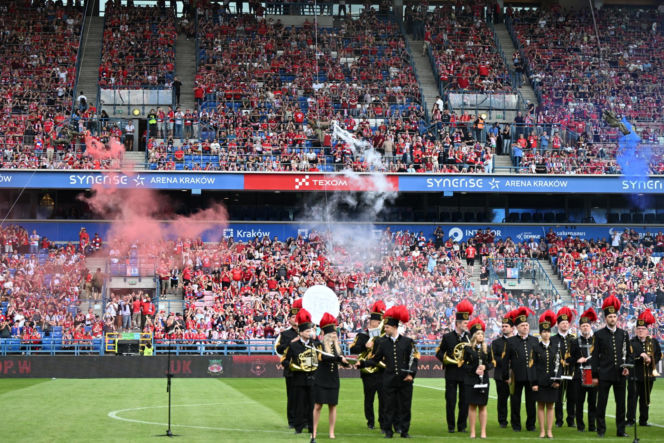 Wisła Kraków - Wrexham. Kibice