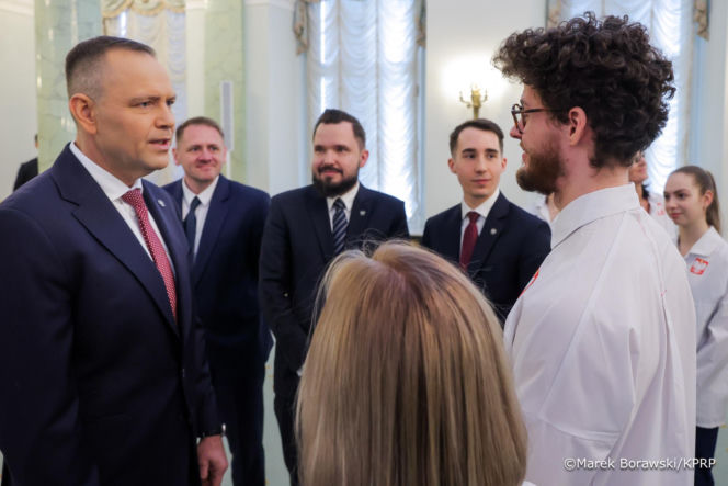 Semirunnij, Kurakowa i reszta olimpijczyków u Karola Nawrockiego