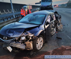 W nocy jechał autostradą bez świateł i pod prąd