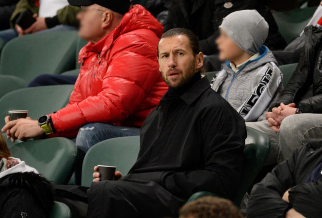Grzegorz Krychowiak na meczu Legii