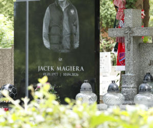 Nowy grób Jacka Magiery