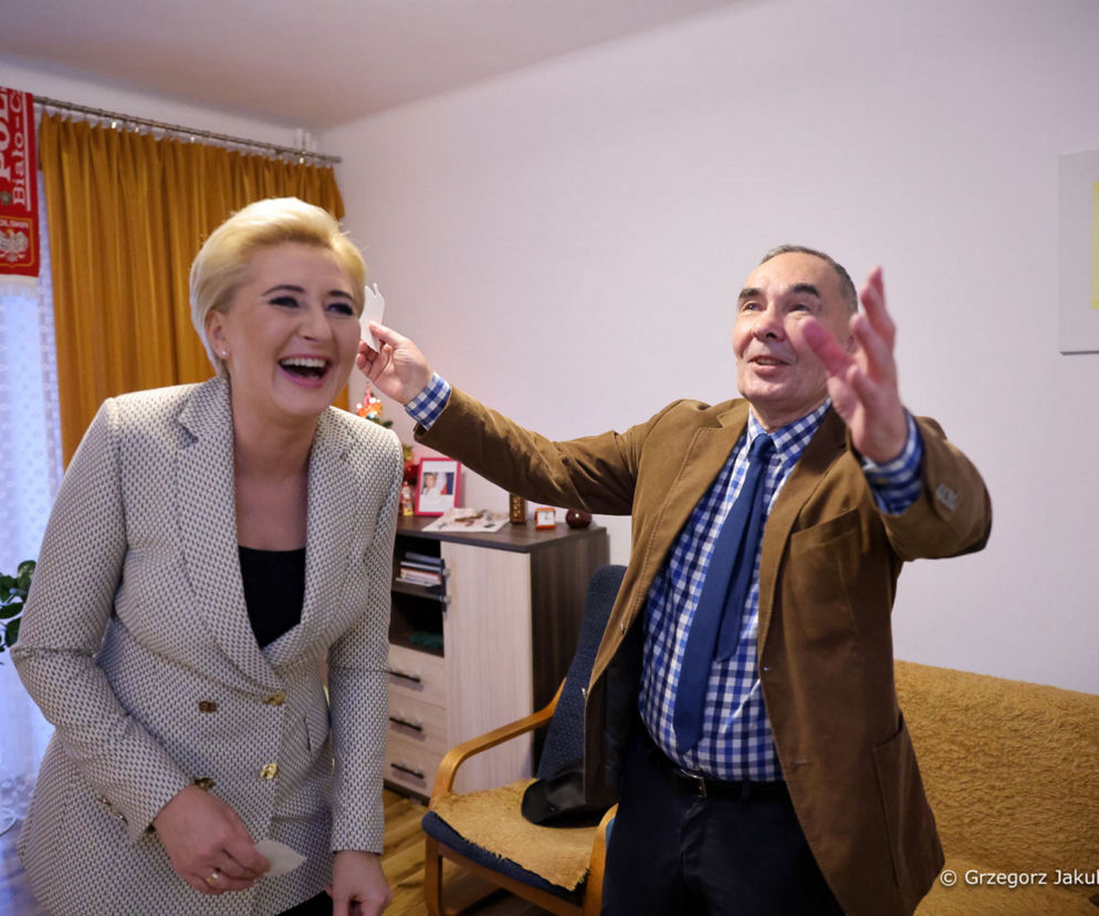 Agata Duda odwiedzała pana Marka. Szczególny powód 