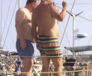 Szumowski na prywatnym jachcie biznesmena