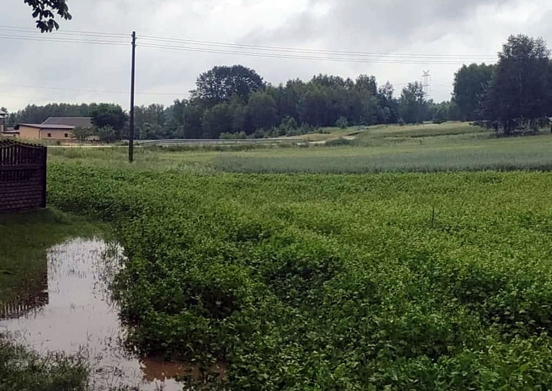 Skutki burz na Śląsku. Wiatr połamał drzewa, woda zalała domy
