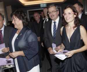 Daniel Passent, Anna Komorowska, Bronisław Komorowski, Agata Passent 