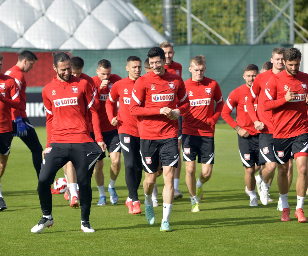 Trening reprezentacji na stadionie Legii