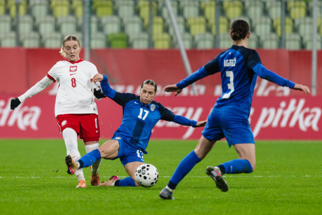 Polska - Słowenia: Najwierniejsi kibice wspierali reprezentację Polski kobiet. Dużo zdjęć z Gdańska
