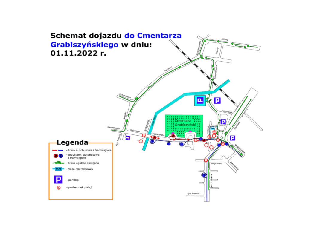 Jak dojechać na cmentarz Grabiszyński?