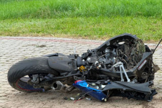 Dramat na Podkarpaciu. Zderzenie motocykla z autem, nie żyje jedna osoba