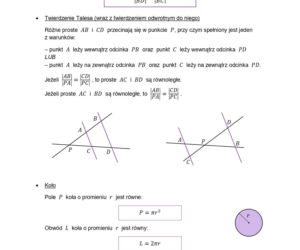 wzory matematyczne matura 2026