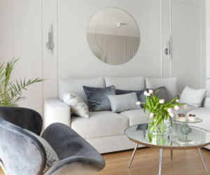 75-metrowe mieszkanie w stylu modern classic