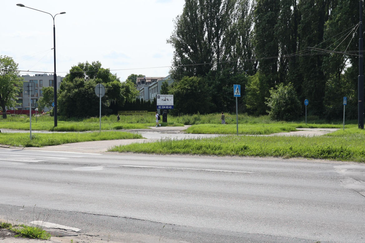 Tak wygląda al. Unii Lubelskiej w Lublinie przed przebudową (pierwsza połowa czerwca 2025)