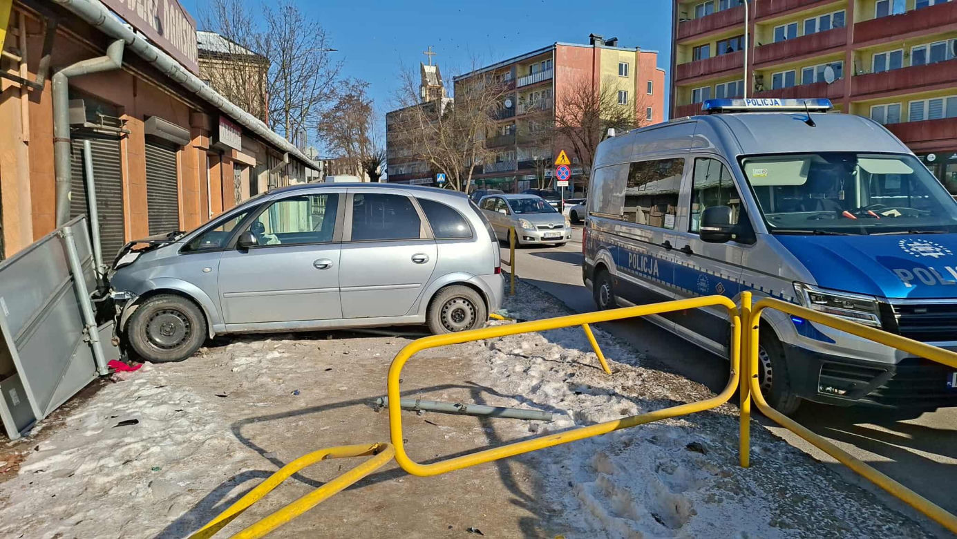 Wypadek na ulicy Radomskiej w Starachowicach