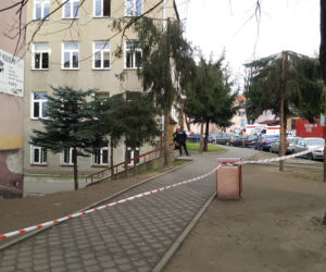 Ewakuacja w centrum miasta! Sześć osób zostało poszkodowanych
