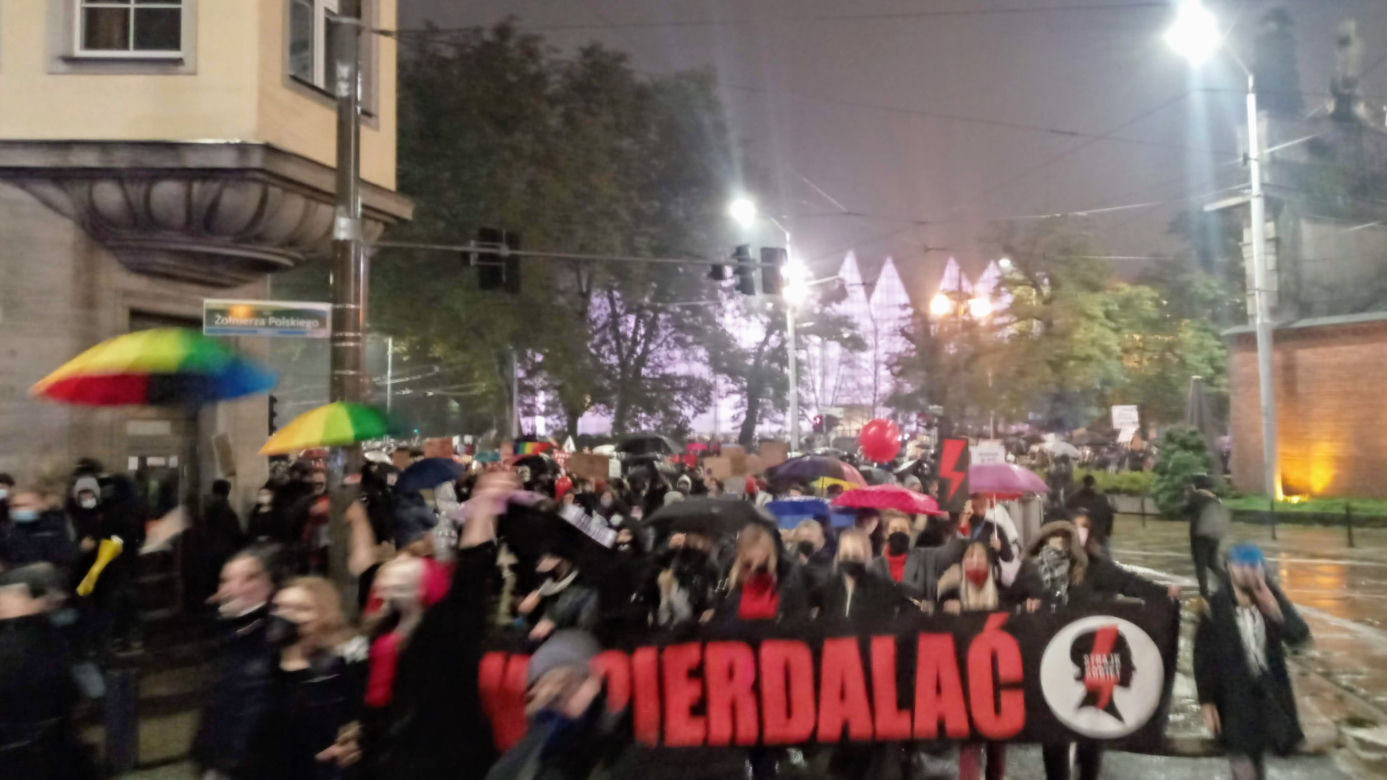 Protest kobiet w Szczecinie - 30.10.2020