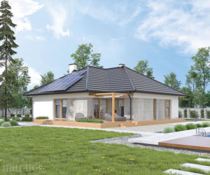 Domy w szarej tonacji