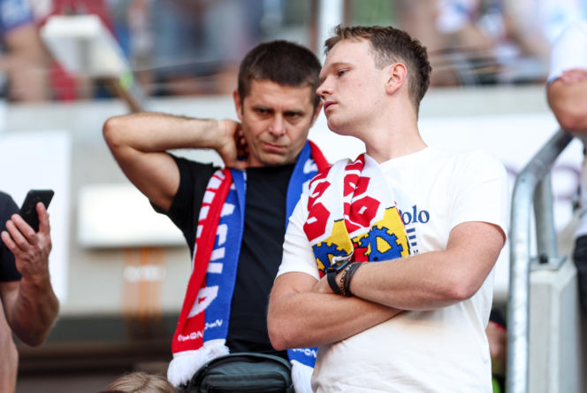 Górnik Zabrze - Ferencvaros: Zdjęcia kibiców z meczu 3. rundy eliminacji Ligi Europy