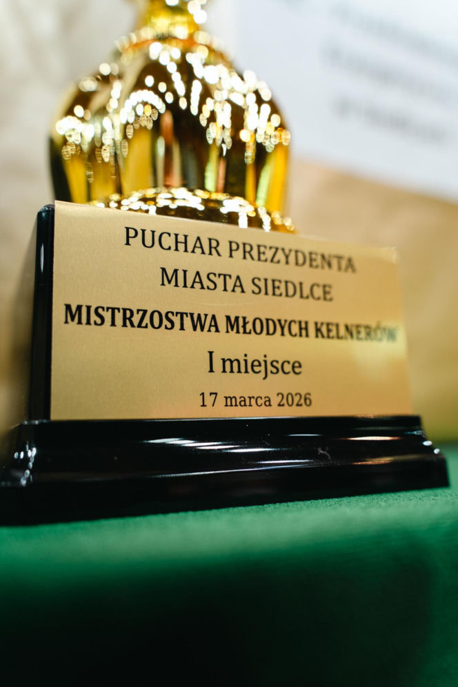 Ogólnopolskie Mistrzostwa Młodych Kelnerów odbyły się w ZSP nr 3 w Siedlcach już po raz ósmy