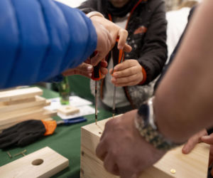 Włodzimierz Czarzasty robi budki dla ptaków Sejm/Piotr Tracz