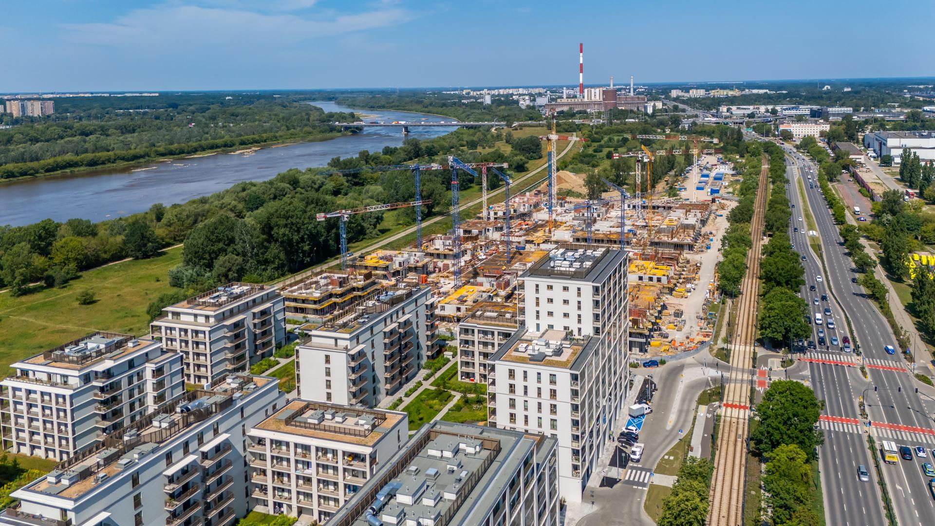 Bulwary Praskie przy ul. Jagiellońskiej w Warszawie