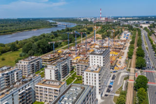 Bulwary Praskie przy ul. Jagiellońskiej w Warszawie