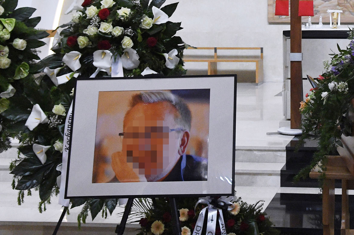 Ostatnie pożegnanie Tomasza, który zginął rozjechany przez szaleńca pod Tarczynem