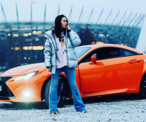 Olga Bołądź i Lexus RC