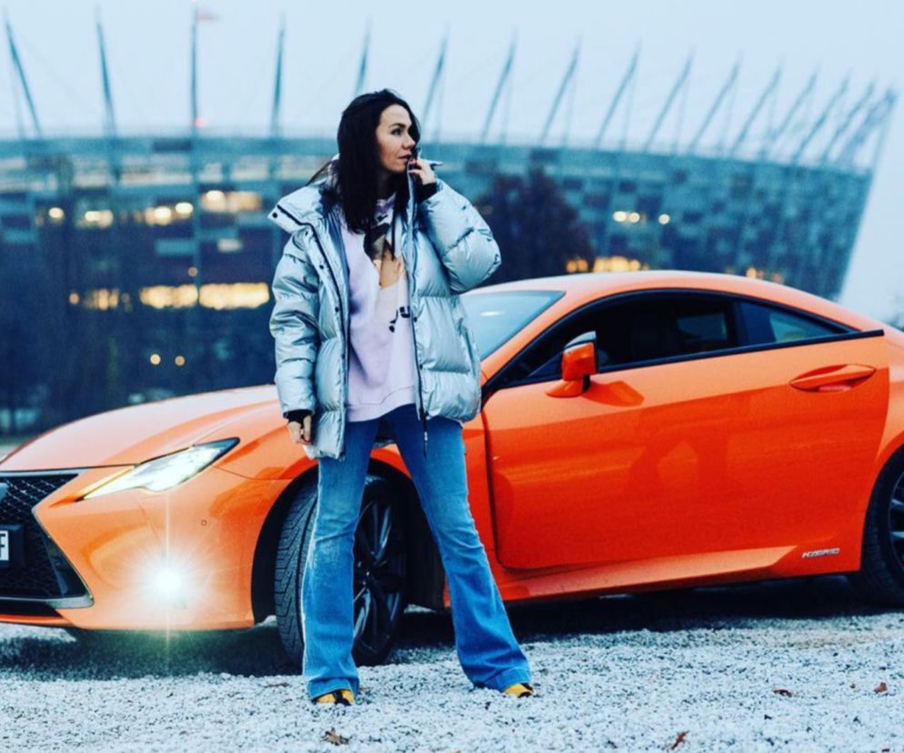 Olga Bołądź i Lexus RC