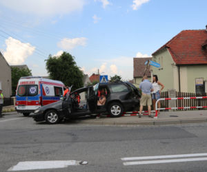 Kolizja z udziałem busa Służby Ochrony Państwa