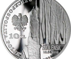 prezes NBP Sławomir Skrzypek na srebrnej monecie 10-złotowej