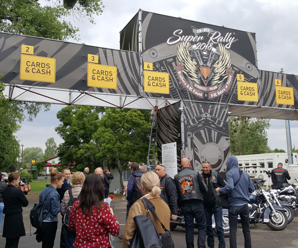Miasteczko dla motocyklistów w Myślęcinku