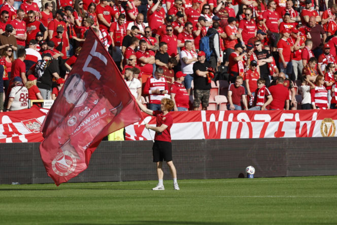 Widzew Łódź - Piast Gliwice: Zdjęcia kibiców i zawodników z meczu 34. kolejki PKO BP Ekstraklasy