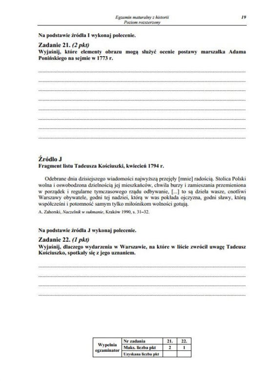 Matura 2014 Historia poziom rozszerzony