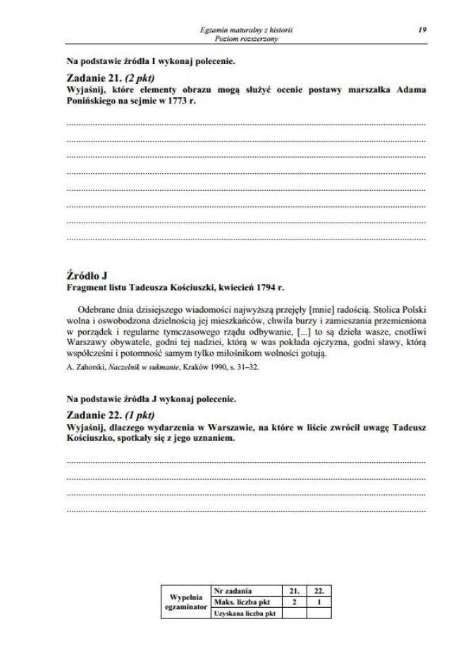 Matura 2014 Historia poziom rozszerzony