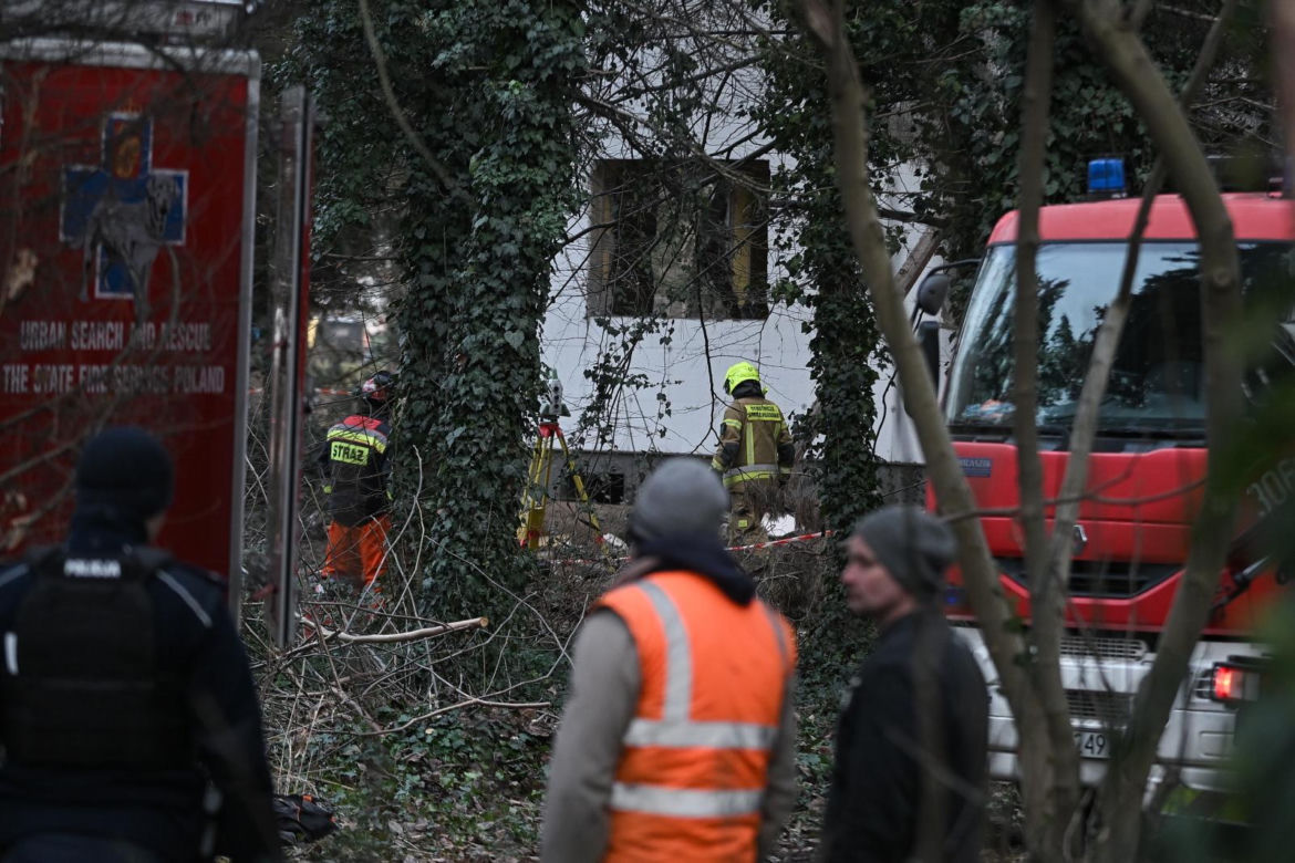 Runął strop budynku w Warszawie (23.01.2025)