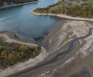 Wysychające Jezioro Solińskie