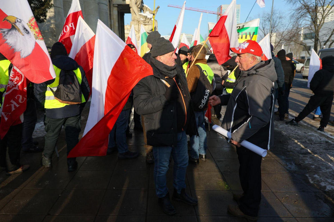 Protest rolników w Warszawie (9.01.2026)