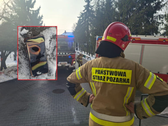 Szkoła ewakuowana z powodu telefonu uczennicy. Przegrzała się bateria