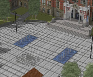 Tak będzie wyglądał dziedziniec przed gmachem Politechniki Gdańskiej