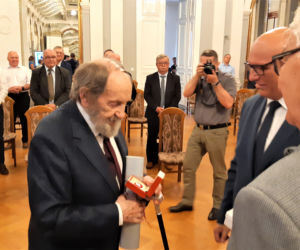 Ma 97 lat i zaskakuje formą! Janusz Terlecki z najwyższym odznaczeniem związkowym