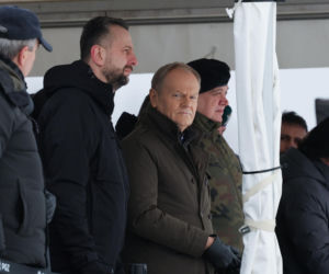 Premier i szef MON na poligonie w Zielonce obserwowali testy bezzałogowców