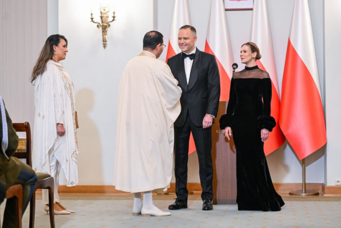 Nawroccy zadali szyku na spotkaniu z Korpusem Dyplomatycznym