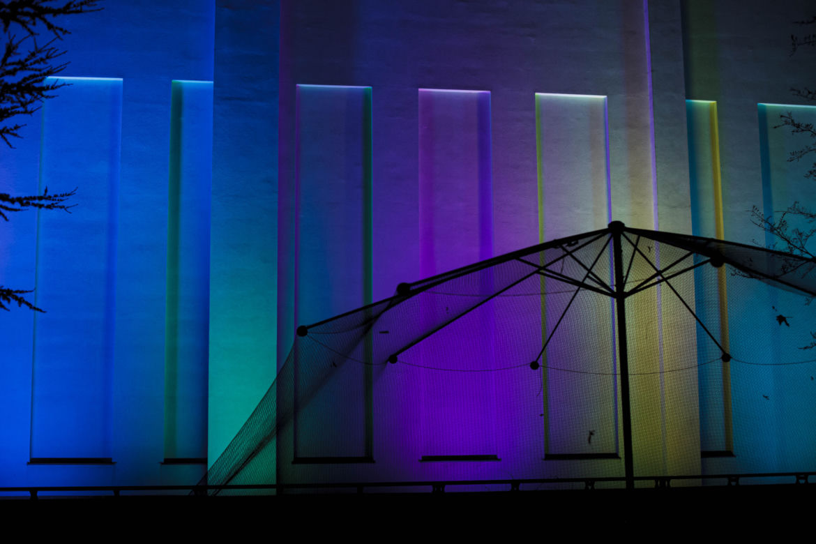 Lasery, muzyka i kolorowe iluminacje w Ogrodzie Botanicznym we Wrocławiu
