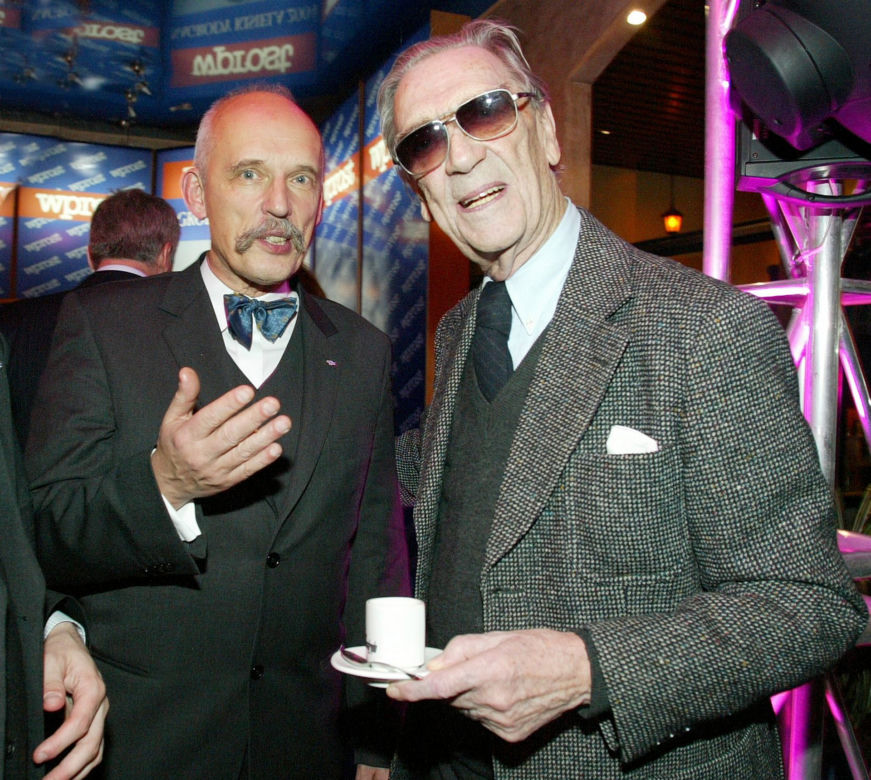 Janusz Korwin-Mikke skończył 80 lat. Tak się zmieniał