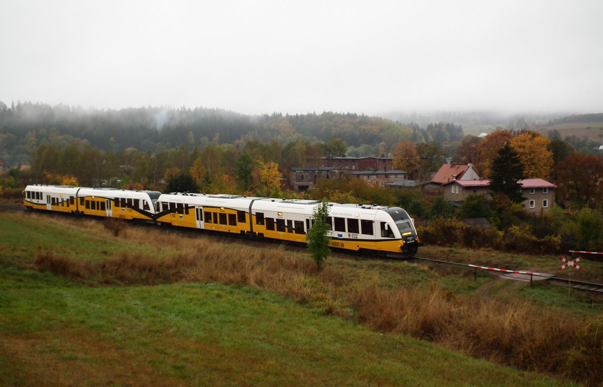 Spalinowy SA134 na trasie
