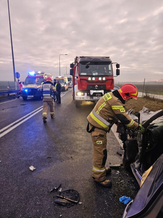 Przęsłąw. Śmiertelny wypadek na DK 78 pod Jędrzejowem