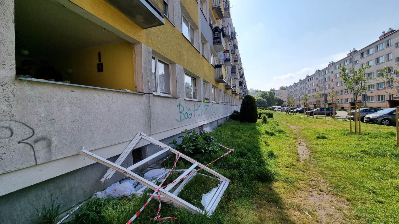 Wybuch w Kołobrzegu. Eksplodował pojemnik z szamponem