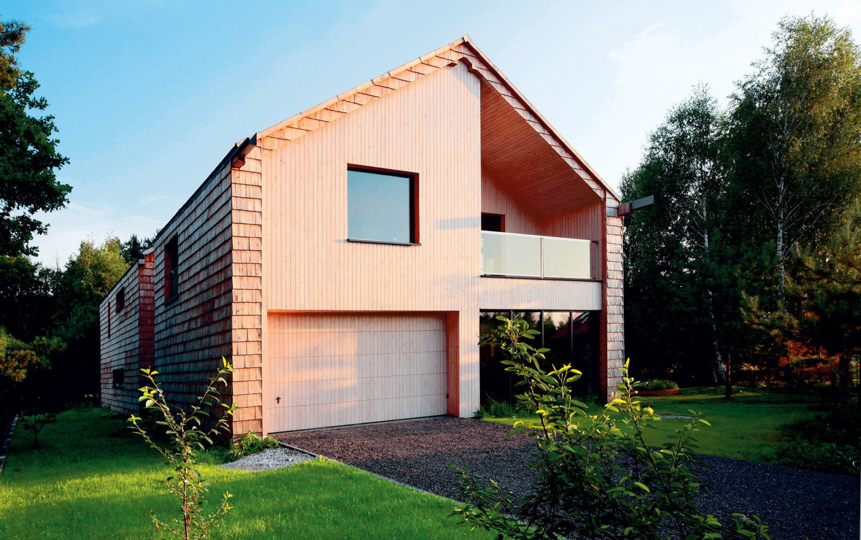 Dom pachnący modrzewiem