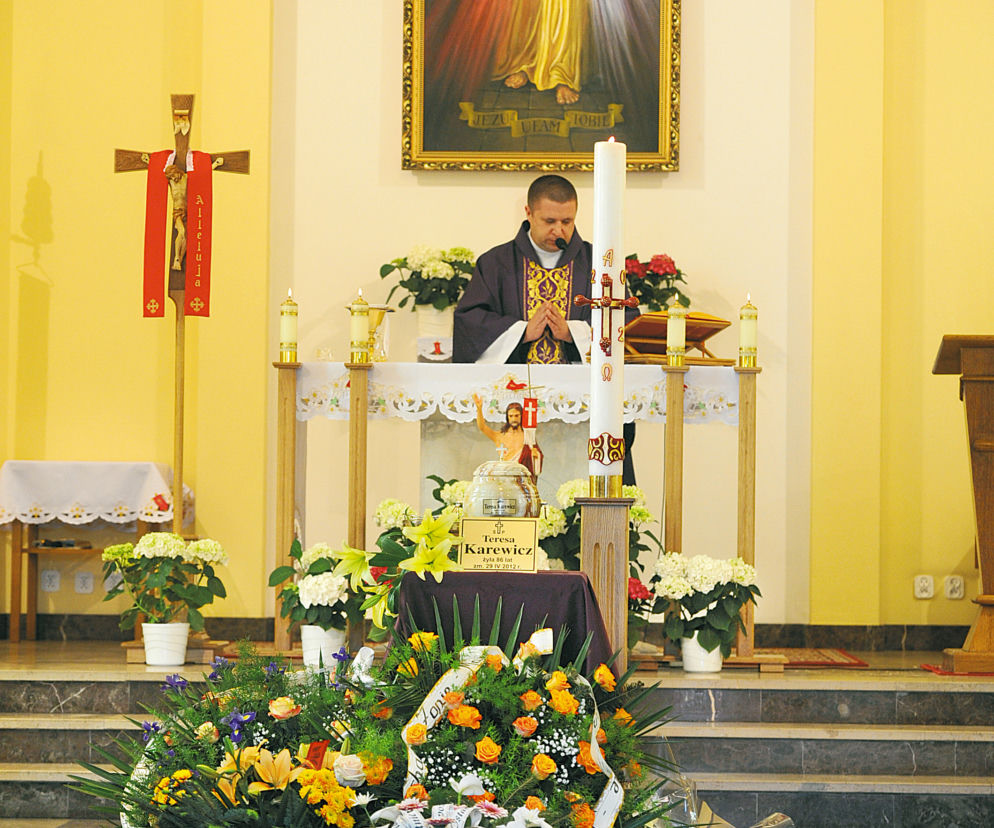 Pożegnał ukochaną żonę
