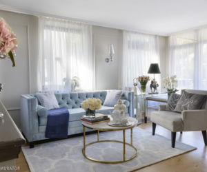 salon w stylu nowojorskim